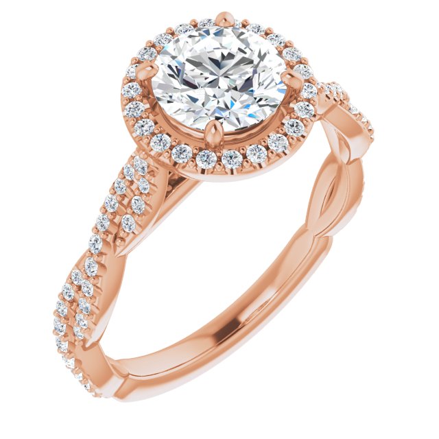 Halo-Style Engagement Ring