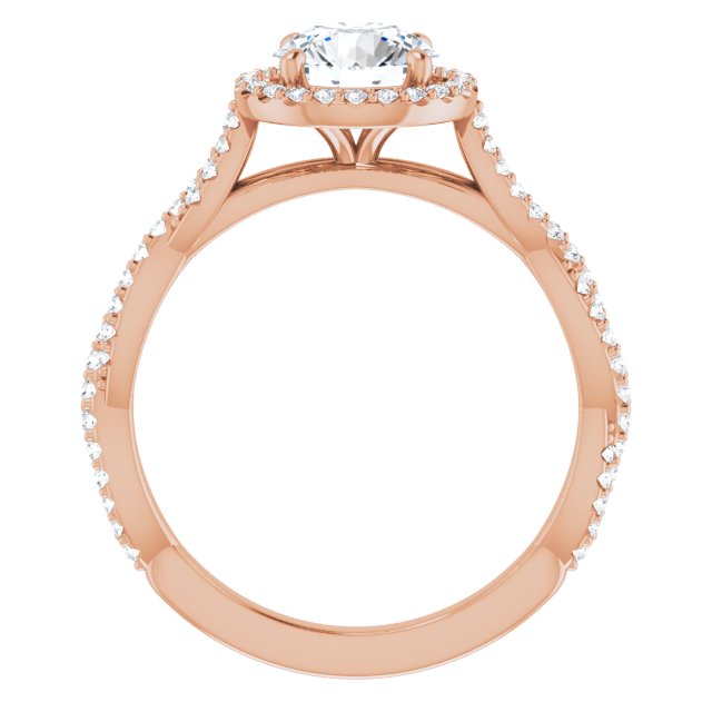 Halo-Style Engagement Ring