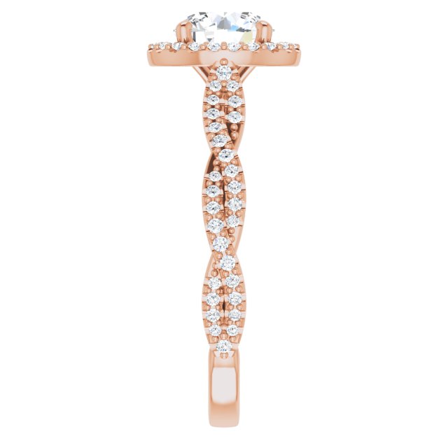 Halo-Style Engagement Ring