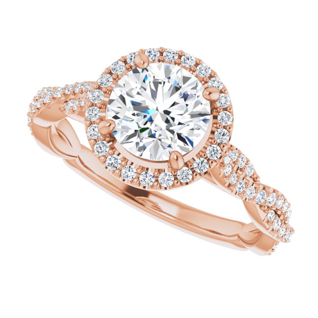 Halo-Style Engagement Ring