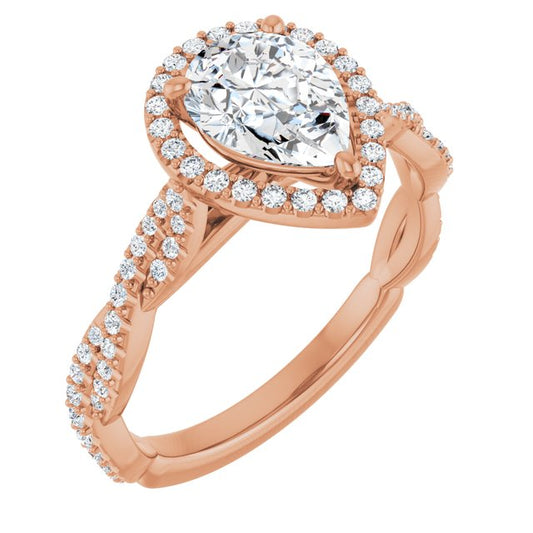Halo-Style Engagement Ring