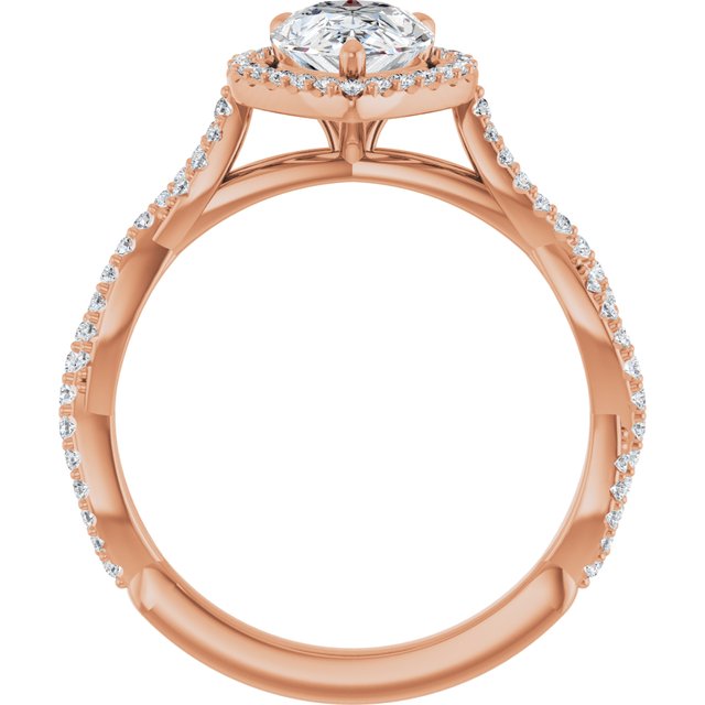 Halo-Style Engagement Ring