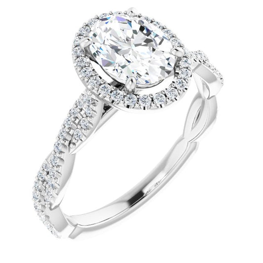 Halo-Style Engagement Ring