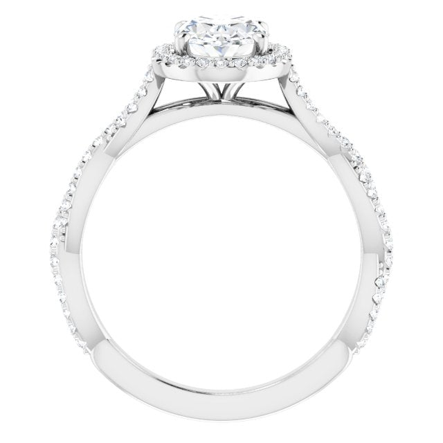 Halo-Style Engagement Ring