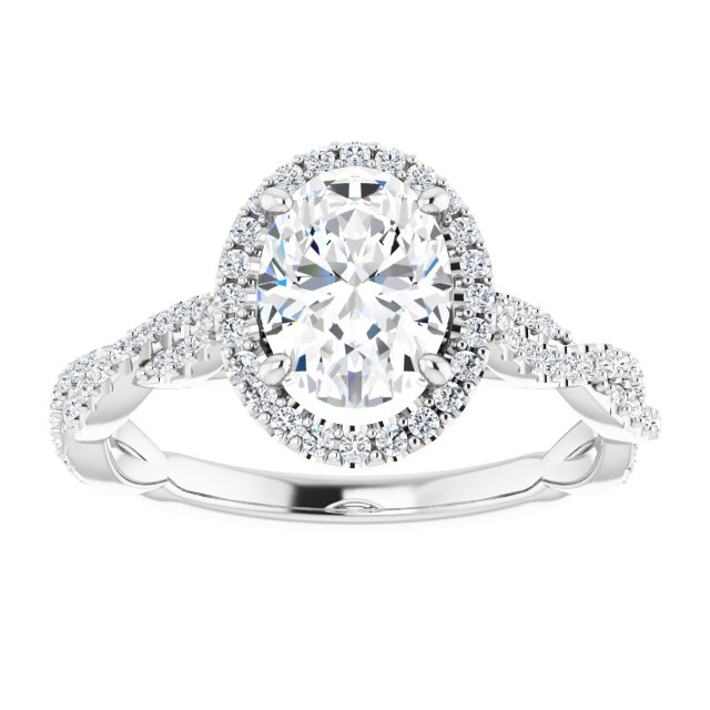 Halo-Style Engagement Ring