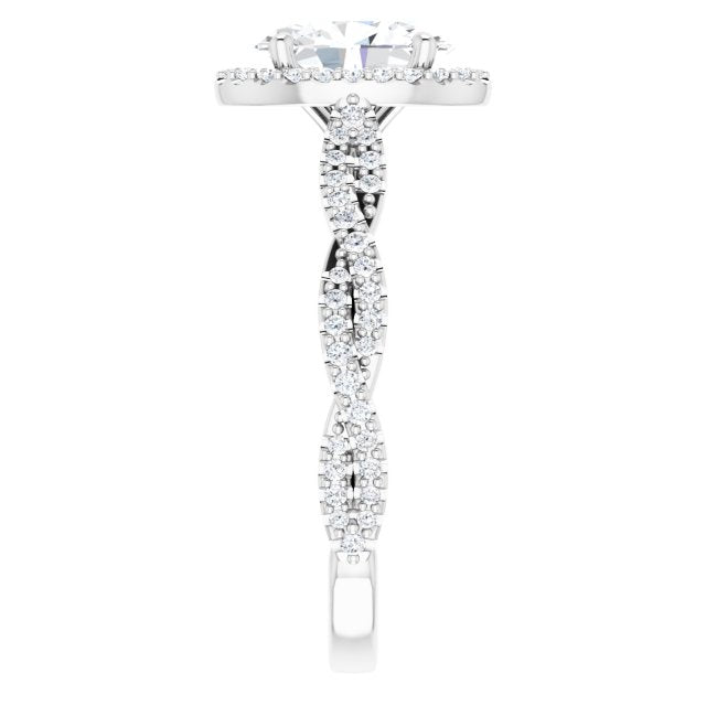 Halo-Style Engagement Ring