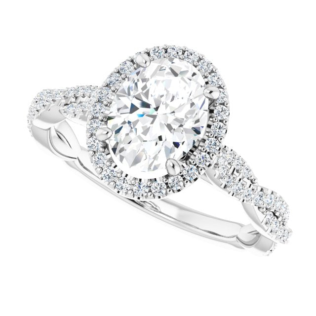 Halo-Style Engagement Ring