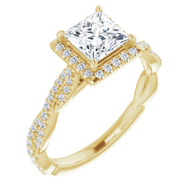 Halo-Style Engagement Ring