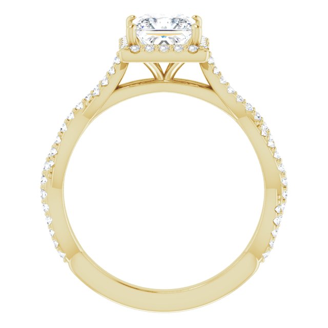 Halo-Style Engagement Ring