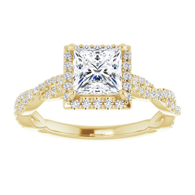 Halo-Style Engagement Ring