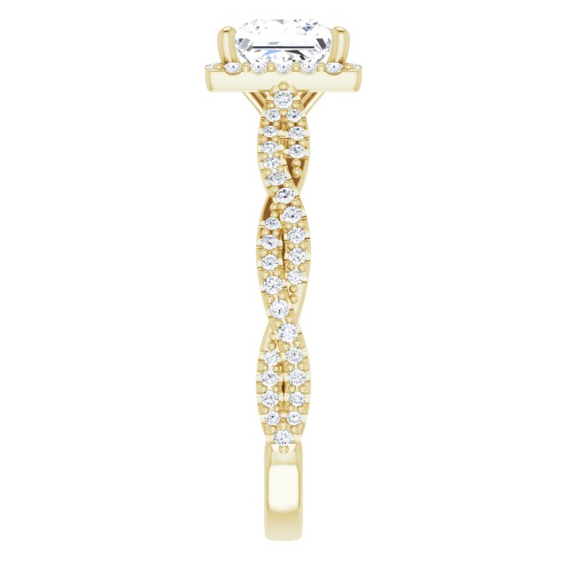Halo-Style Engagement Ring