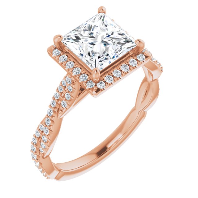 Halo-Style Engagement Ring