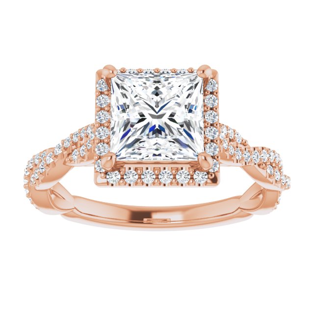 Halo-Style Engagement Ring