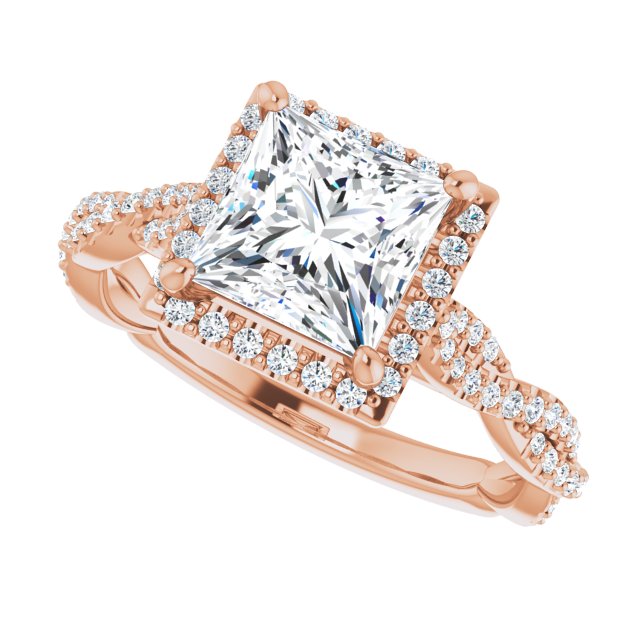 Halo-Style Engagement Ring