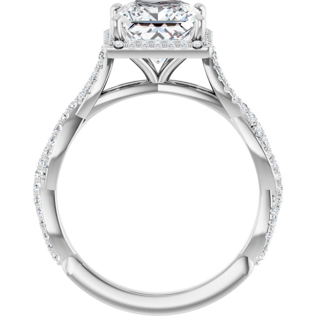 Halo-Style Engagement Ring