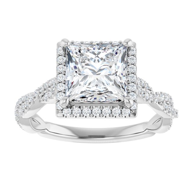 Halo-Style Engagement Ring