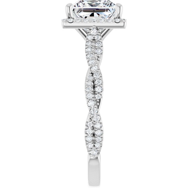Halo-Style Engagement Ring
