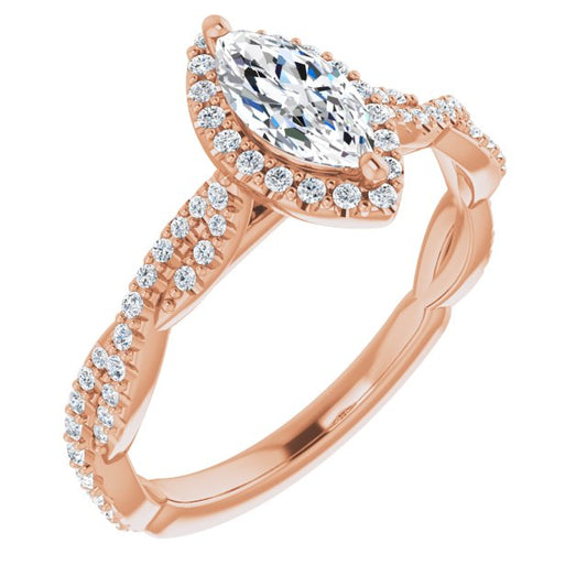 Halo-Style Engagement Ring
