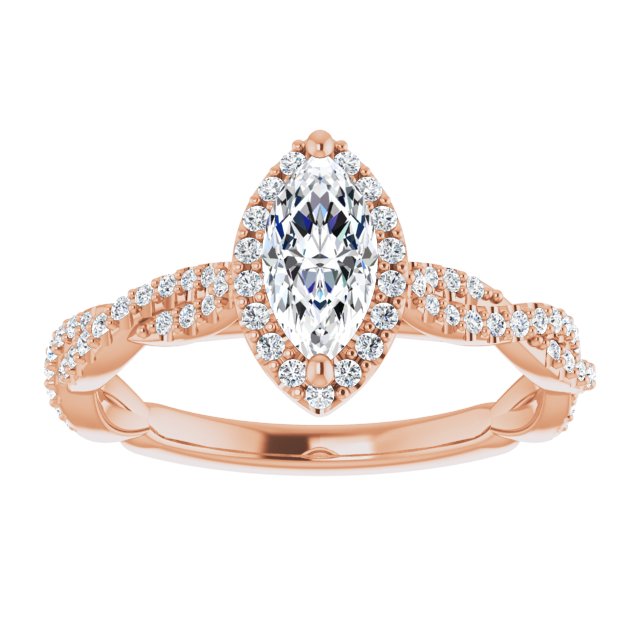 Halo-Style Engagement Ring