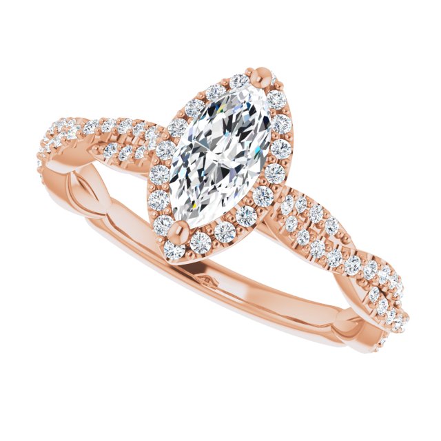 Halo-Style Engagement Ring
