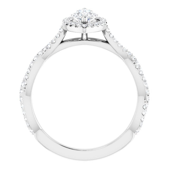 Halo-Style Engagement Ring