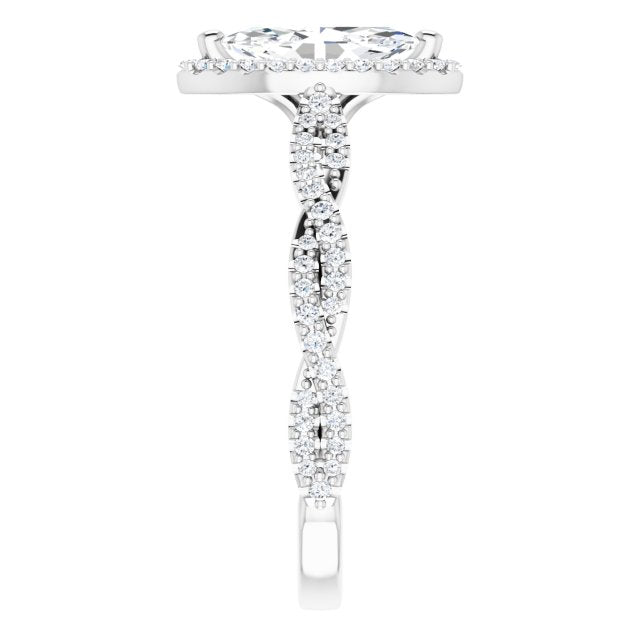 Halo-Style Engagement Ring