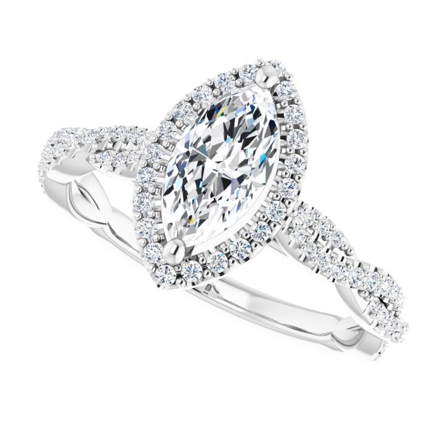 Halo-Style Engagement Ring