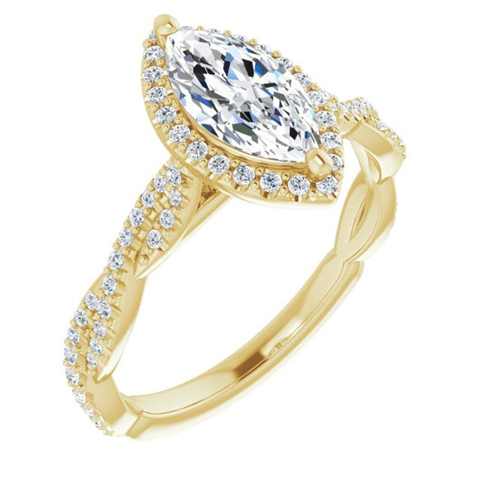 Halo-Style Engagement Ring