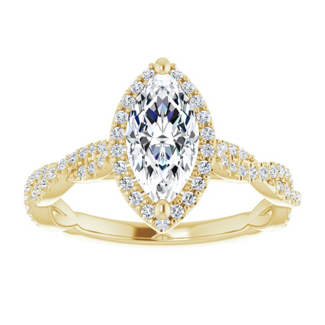 Halo-Style Engagement Ring