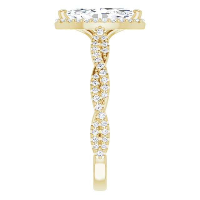 Halo-Style Engagement Ring