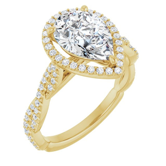 Halo-Style Engagement Ring