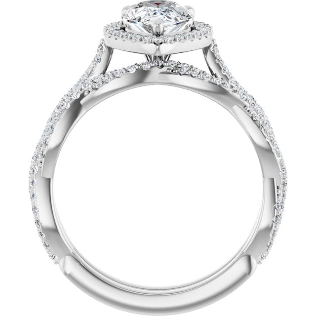 Halo-Style Engagement Ring