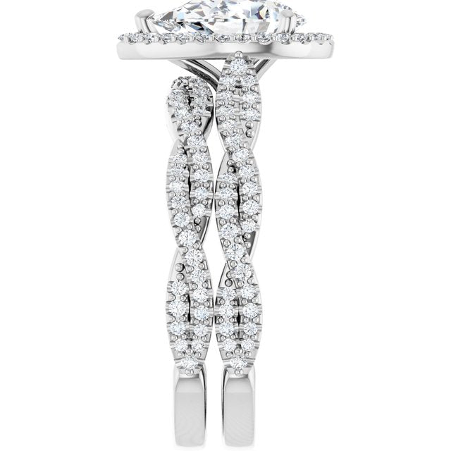 Halo-Style Engagement Ring