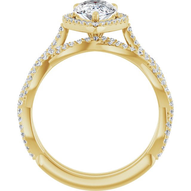 Halo-Style Engagement Ring