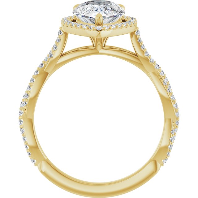 Halo-Style Engagement Ring