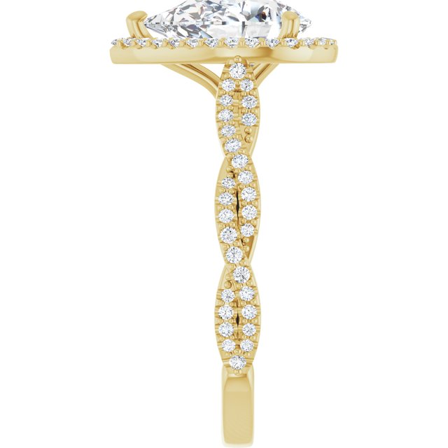 Halo-Style Engagement Ring