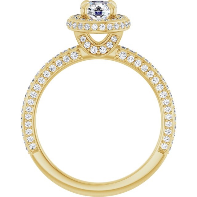 Halo-Style Engagement Ring