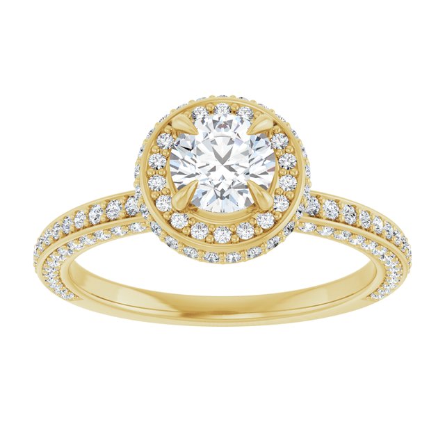 Halo-Style Engagement Ring