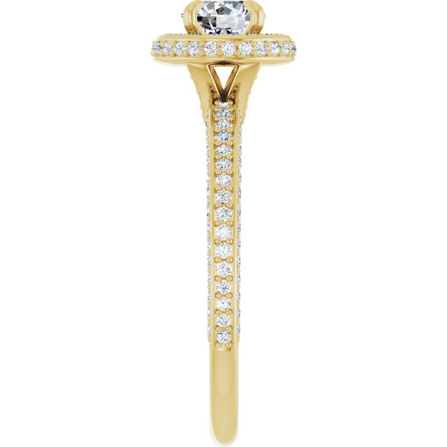 Halo-Style Engagement Ring