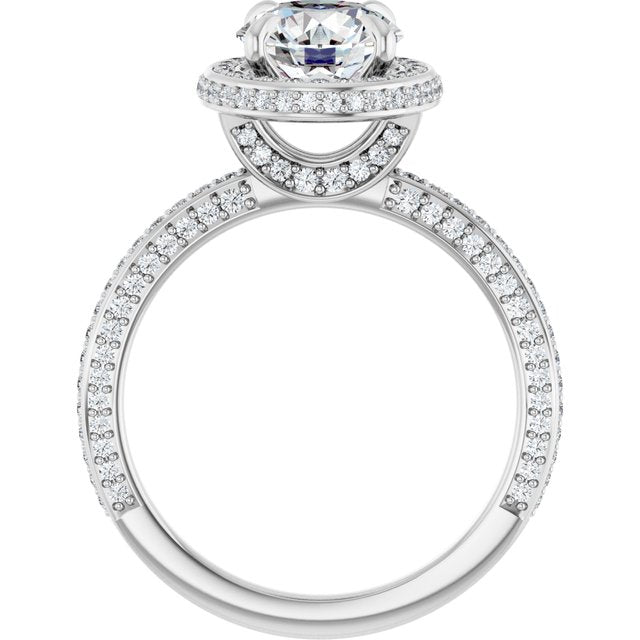 Halo-Style Engagement Ring