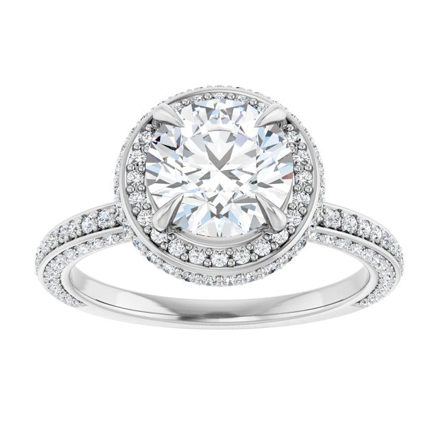 Halo-Style Engagement Ring