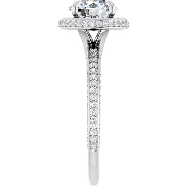 Halo-Style Engagement Ring