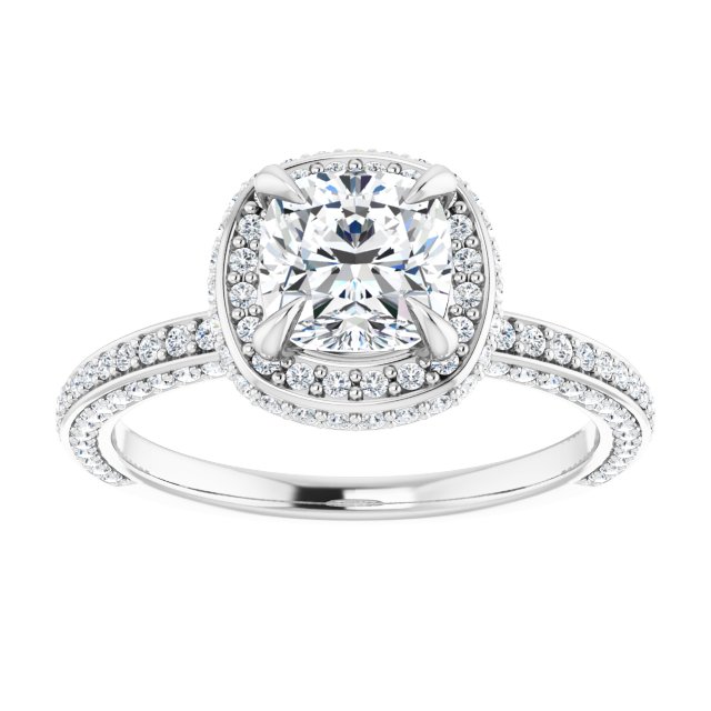 Halo-Style Engagement Ring