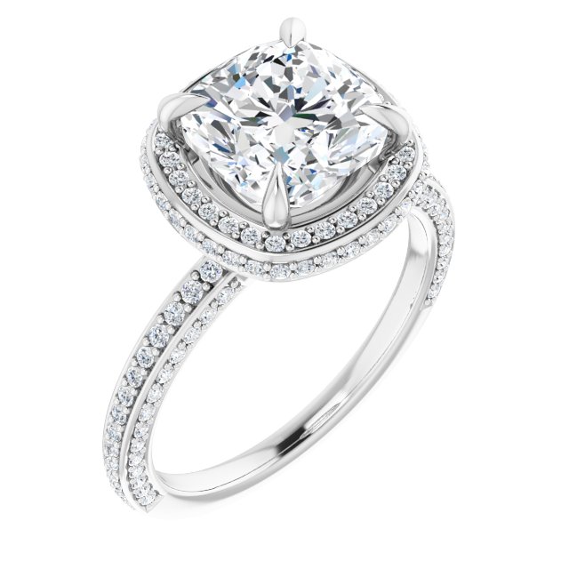 Halo-Style Engagement Ring