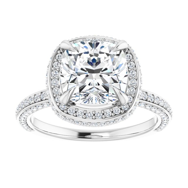Halo-Style Engagement Ring