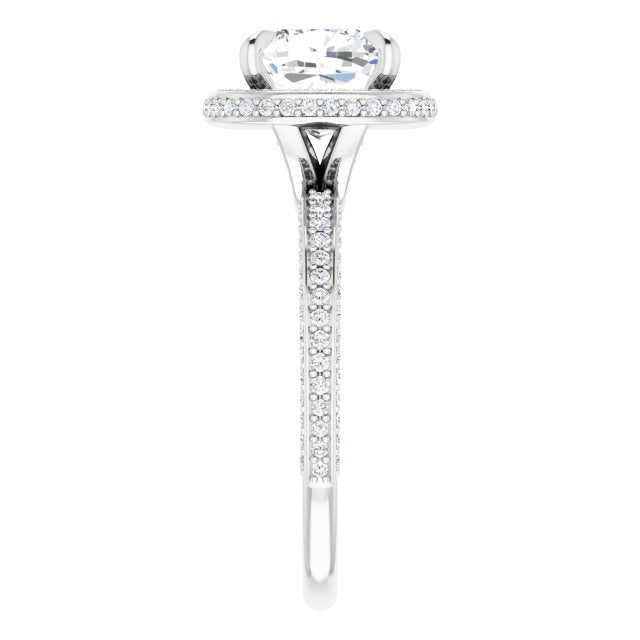 Halo-Style Engagement Ring