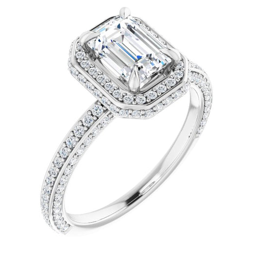 Halo-Style Engagement Ring