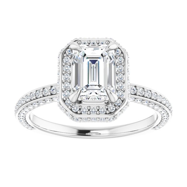 Halo-Style Engagement Ring