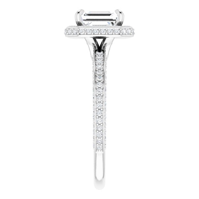 Halo-Style Engagement Ring