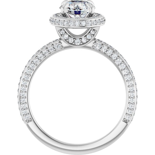 Halo-Style Engagement Ring